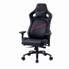 Silla Gamer Xpg Nexus, Cuero Sintetico, Reclinable 155°, Reposabrazos 4d, Soporte Lumbar Dinamico, Piston De Gas C4, Soporta 125 Kg, Negro/rojo